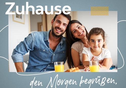 Zuhause den Morgen begrüßen