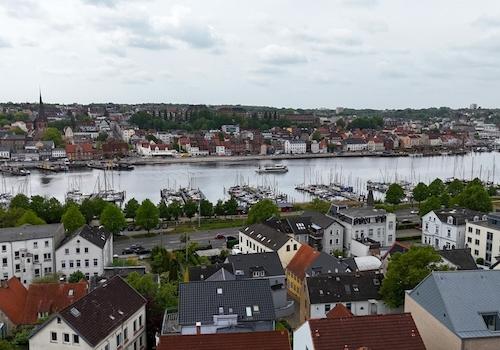 Blick über Flensburg