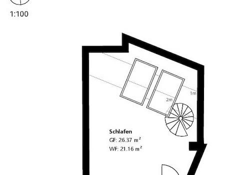 Grundriss Spitzboden