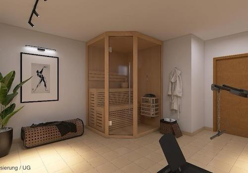 3D-Visualisierung Sauna