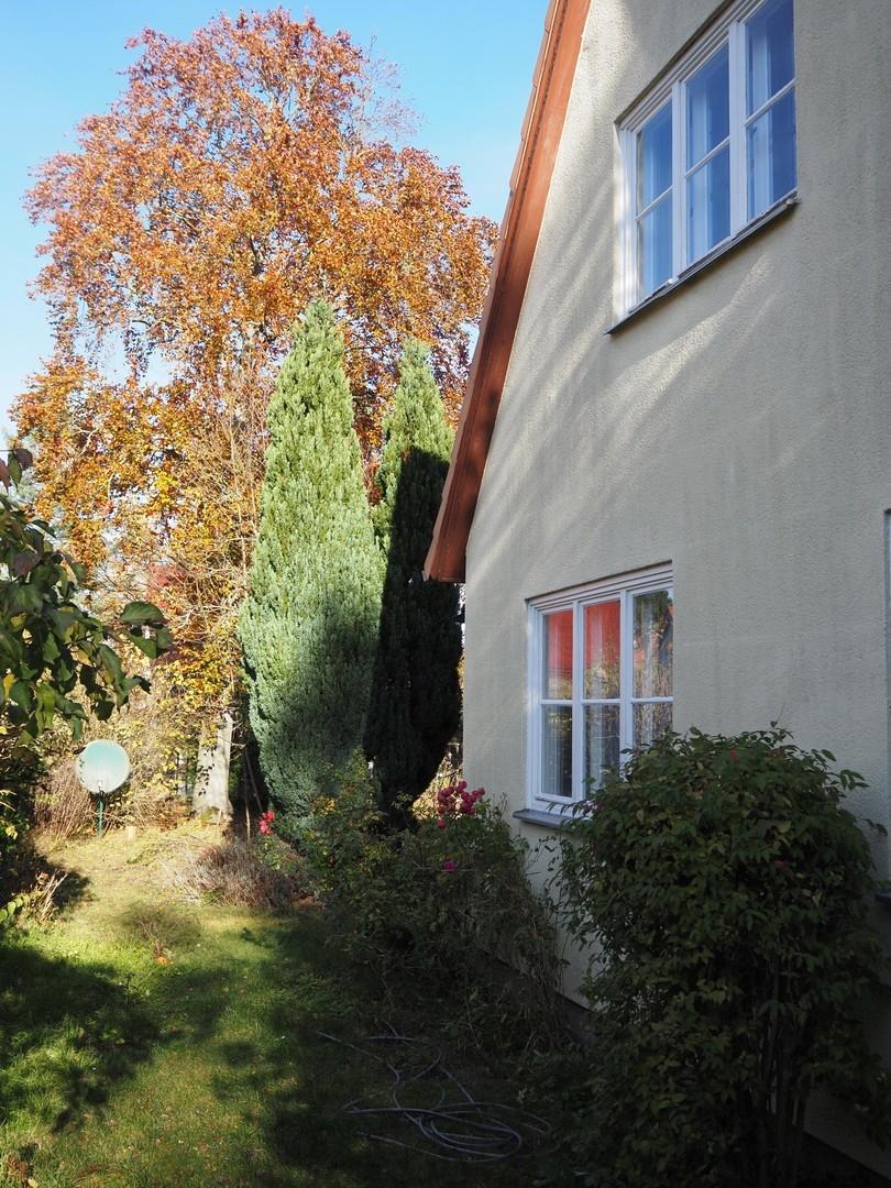 Gartenblick Giebelseite