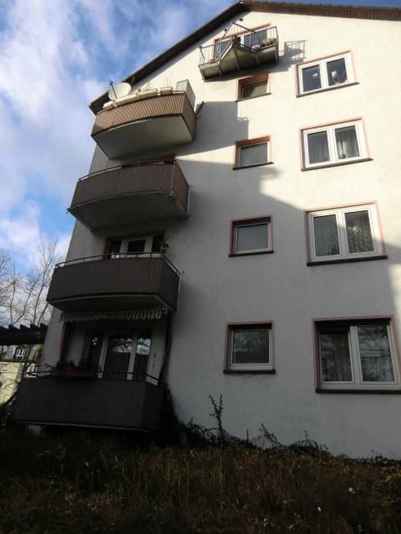 Haus von hinten