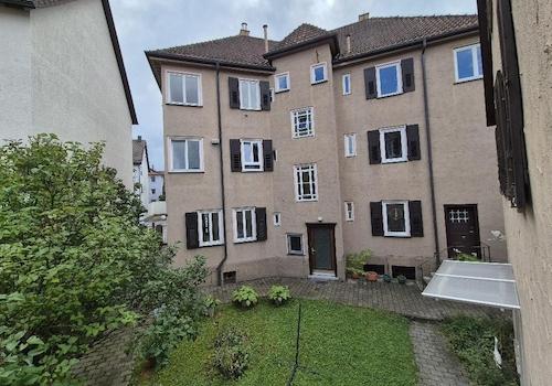 Terrasse Blick in Garten