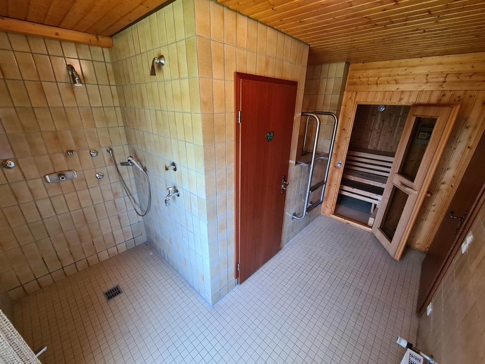Sauna mit Tauchbecken