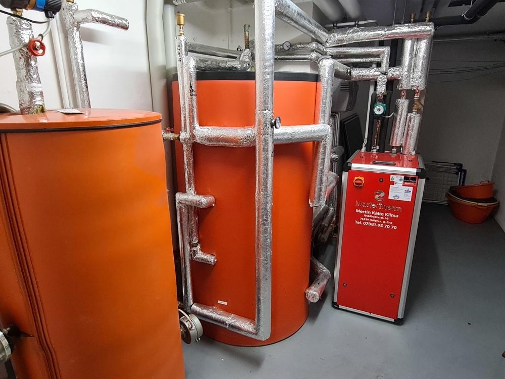 moderne Wärmepumpe