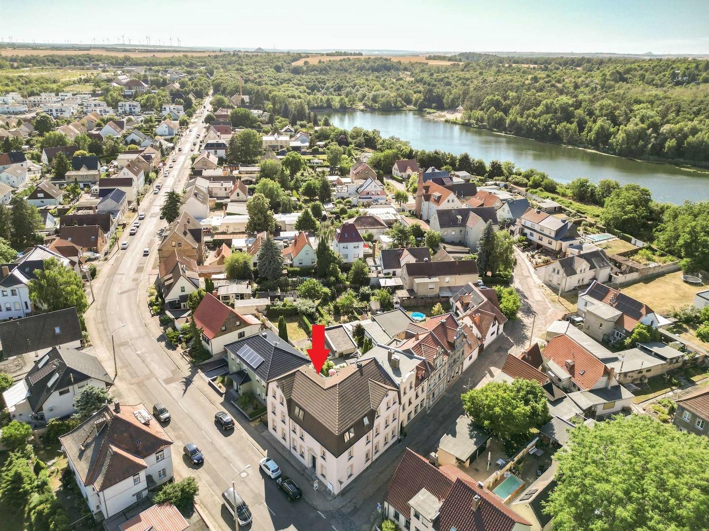Fusslaufig vom Heidesee entfernt