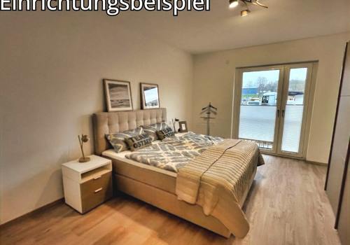 Schlafzimmer, Musterwohnung