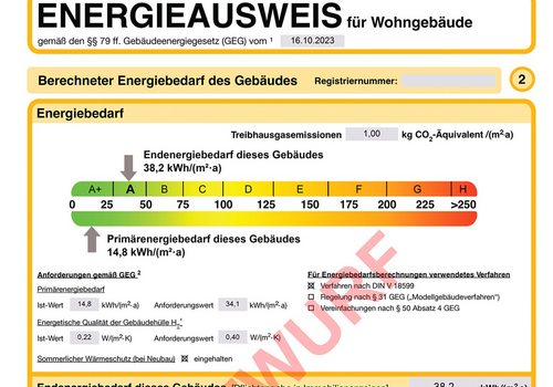 Energieausweis Haus 3