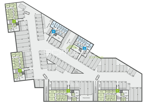 Grundriss Tiefgarage