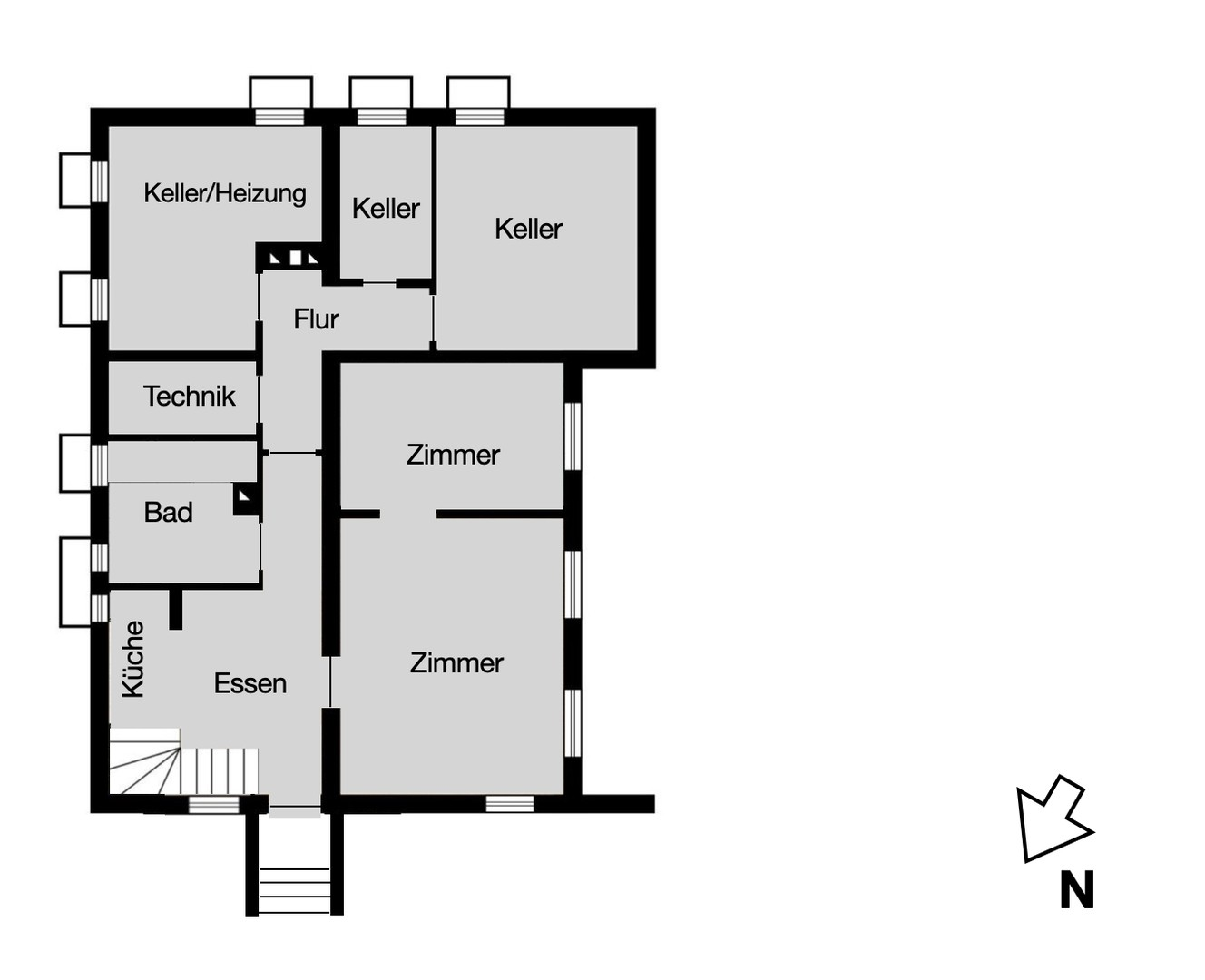 Grundriss Gartengeschoss