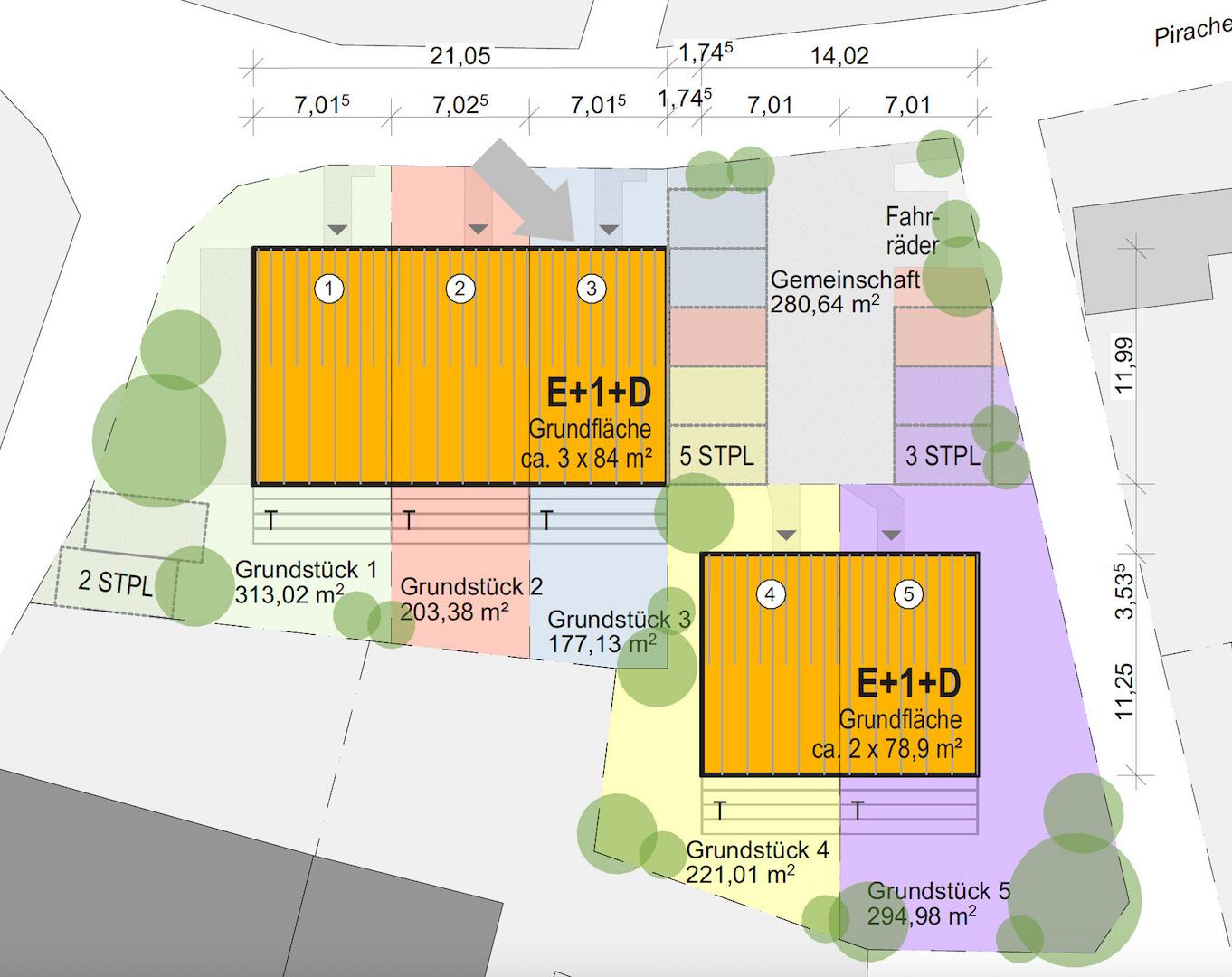 Obing Flächenplan
