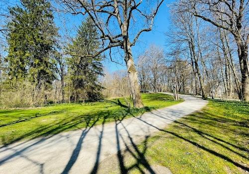 Isar und Flaucher in direkter 