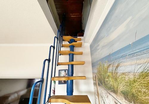 Treppe ins Dachgeschoss