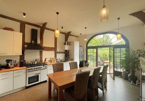 Fachwerkdeele mit Küche