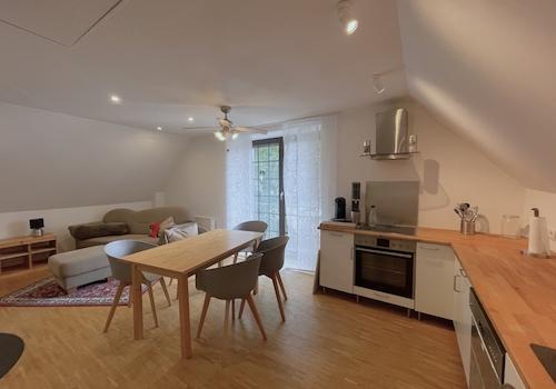 Wohnen + Küche Dachgeschoss