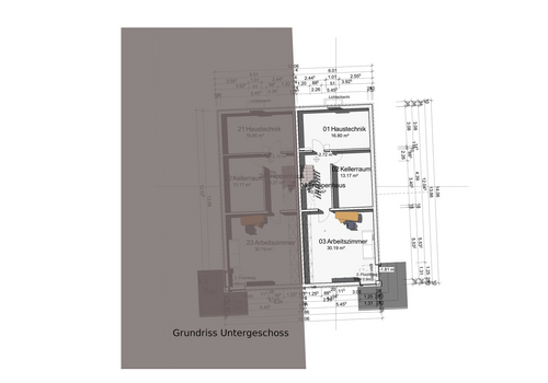 Grundriss Untergeschoss