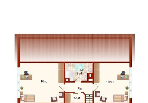 Grundriss Spitzboden