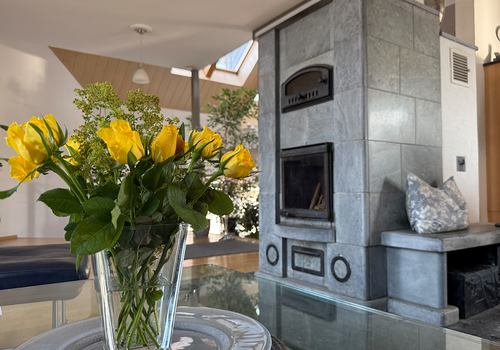 Effizienter Specksteinofen