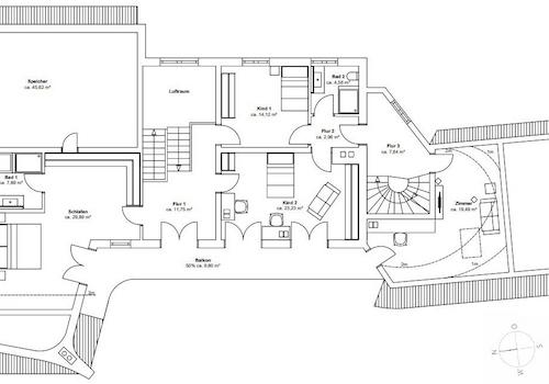 Grundriss Obergeschoss