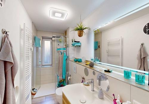 Modernes Tageslichtbad