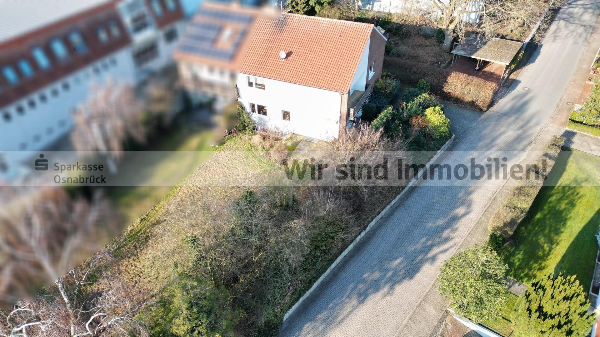 Hinteransicht Garten