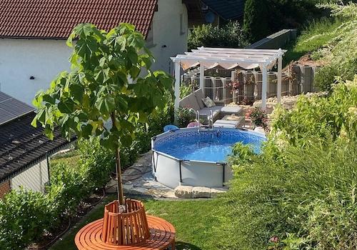 Terrasse mit Pool