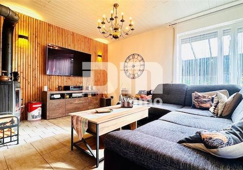 EG WE1 Offener Wohn / Essbereich / Kamin