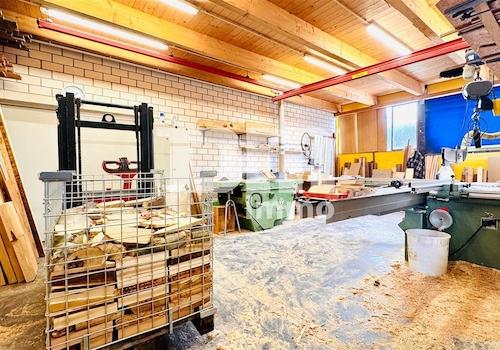 Abgetrennter Hallenbereich