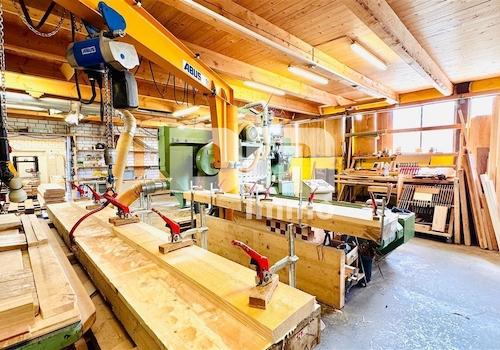 Abgetrennter Hallenbereich