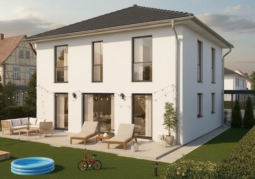 Modenes Familienhaus