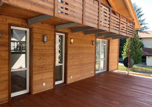 40 qm Süd / West - Terrasse