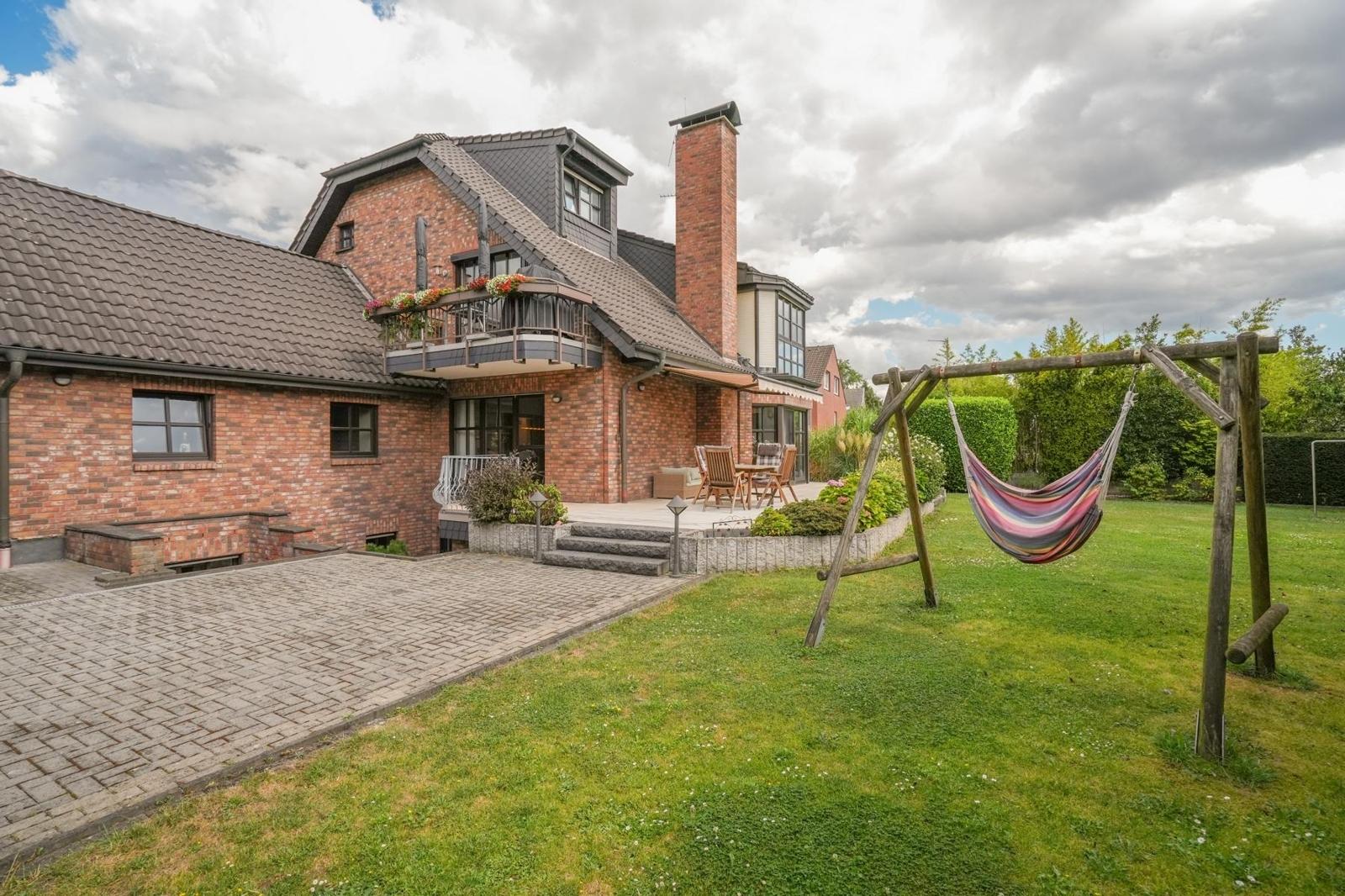 Rückseite des Hauses