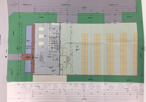Grundrisse Büro + Gewerbehalle