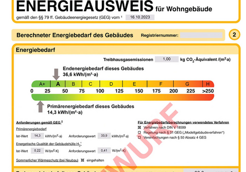 Energieausweis Haus 1