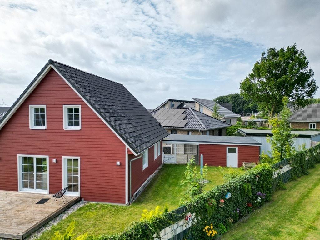 Drohnenbild - Gartenansicht