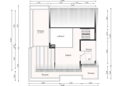 Grundriss Spitzboden