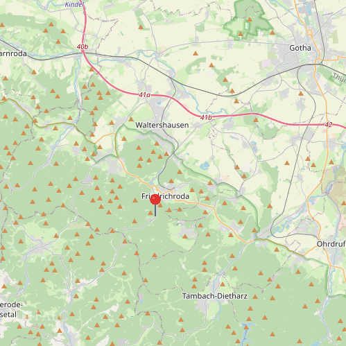 Lageplan Waldhotel