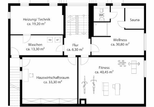Grundriss Untergeschoss