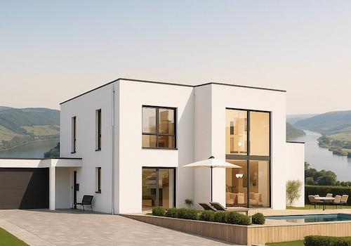 Villa mit Rheinnblick