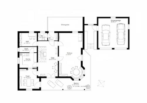 Grundriss Erdgeschoss