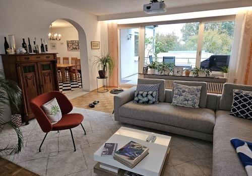 Wohnzimmer Blick auf Veranda