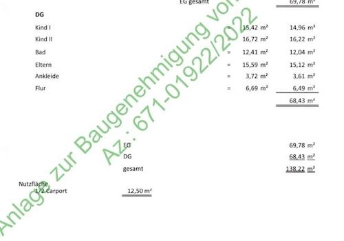 Wohnflächenberechnung
