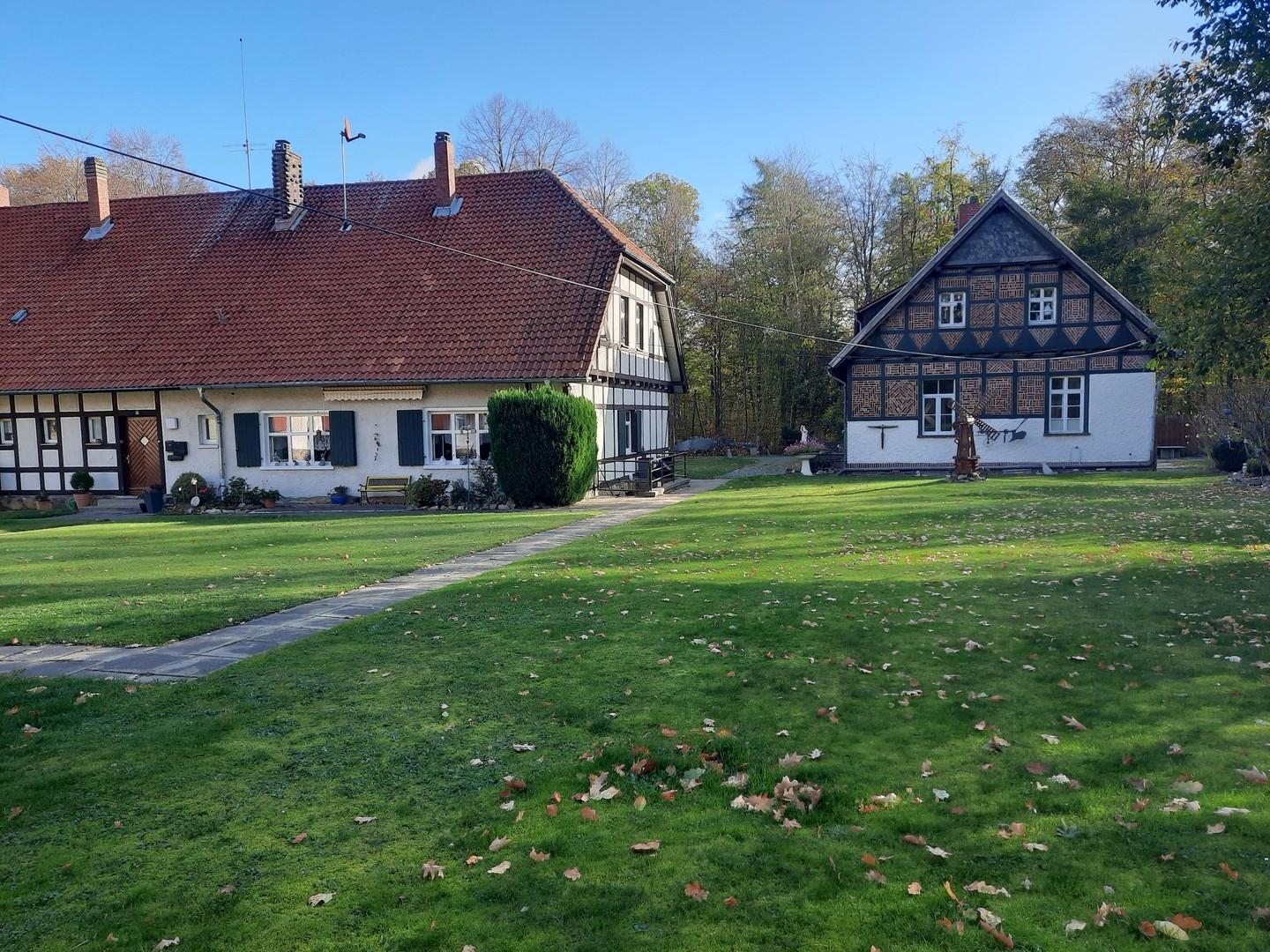 Ansicht der Häuser