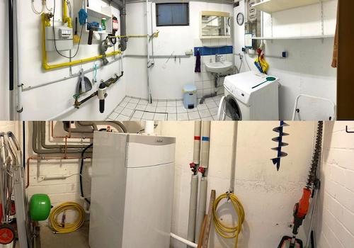 Waschkeller und Technikraum