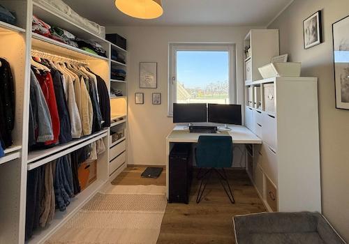 Ankleidezimmer und Büro