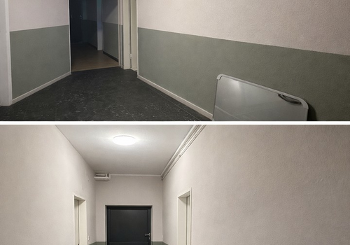 Flur + WC Eingang Rückseite