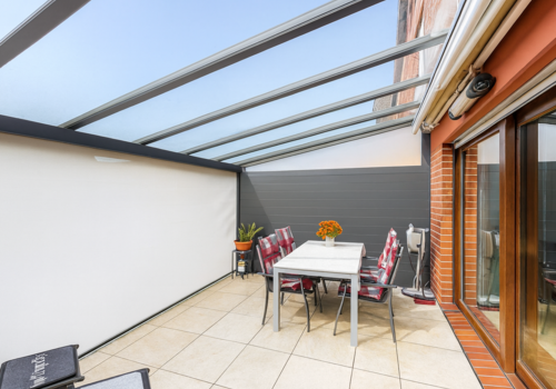 Terrasse geschlossen