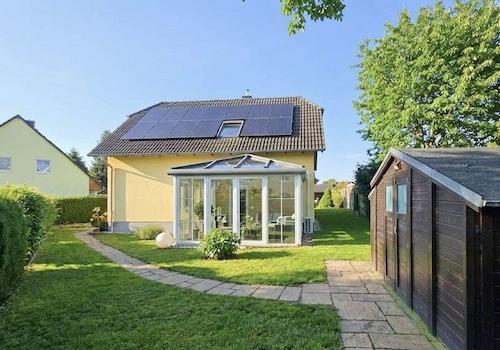 Blick auf den Wintergarten