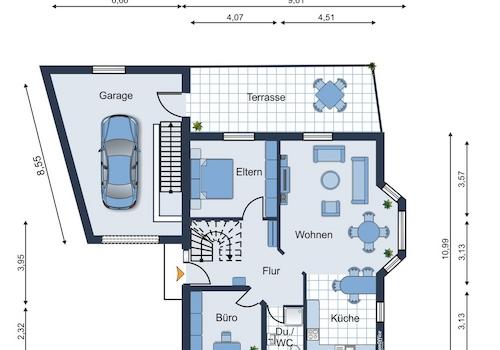 Grundriss Erdgeschoss