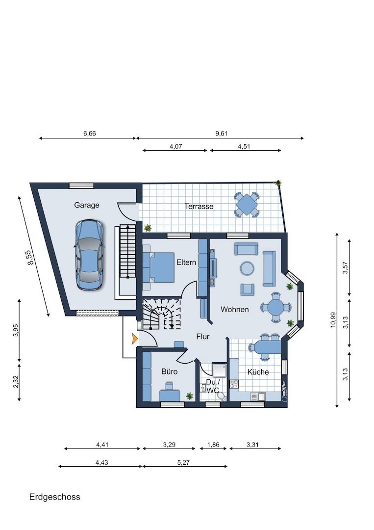 Grundriss Erdgeschoss